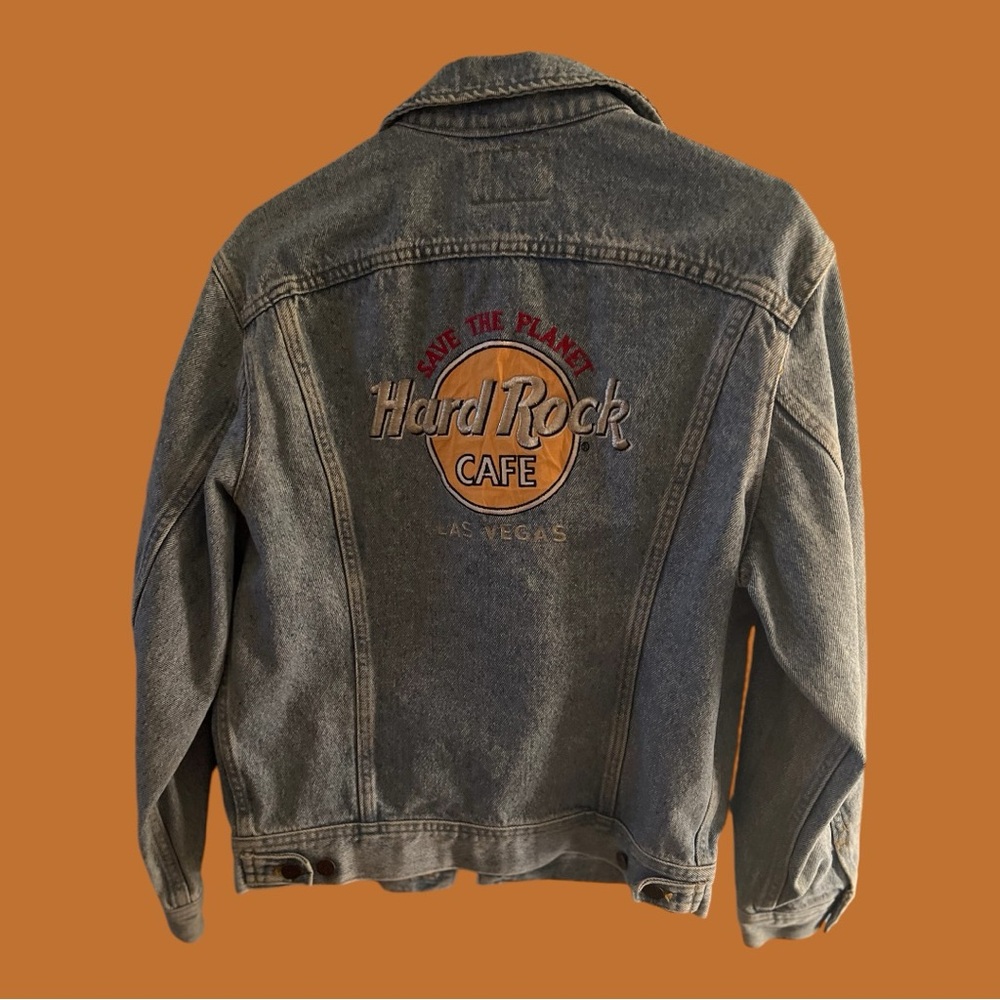 Anyone can wear. Las Vegas Nevada Denim Hard Rock Jacket